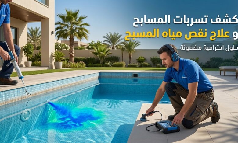 كل ما تحتاج معرفته عن كشف تسربات المسابح وطرق معالجتها نهائيا